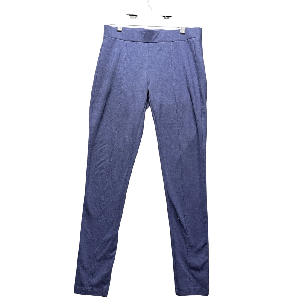 Michael Kors Leggings Women Small Blue Seam Detail Pull On Stretch